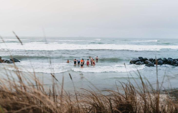 Vinterbadning i Skagen